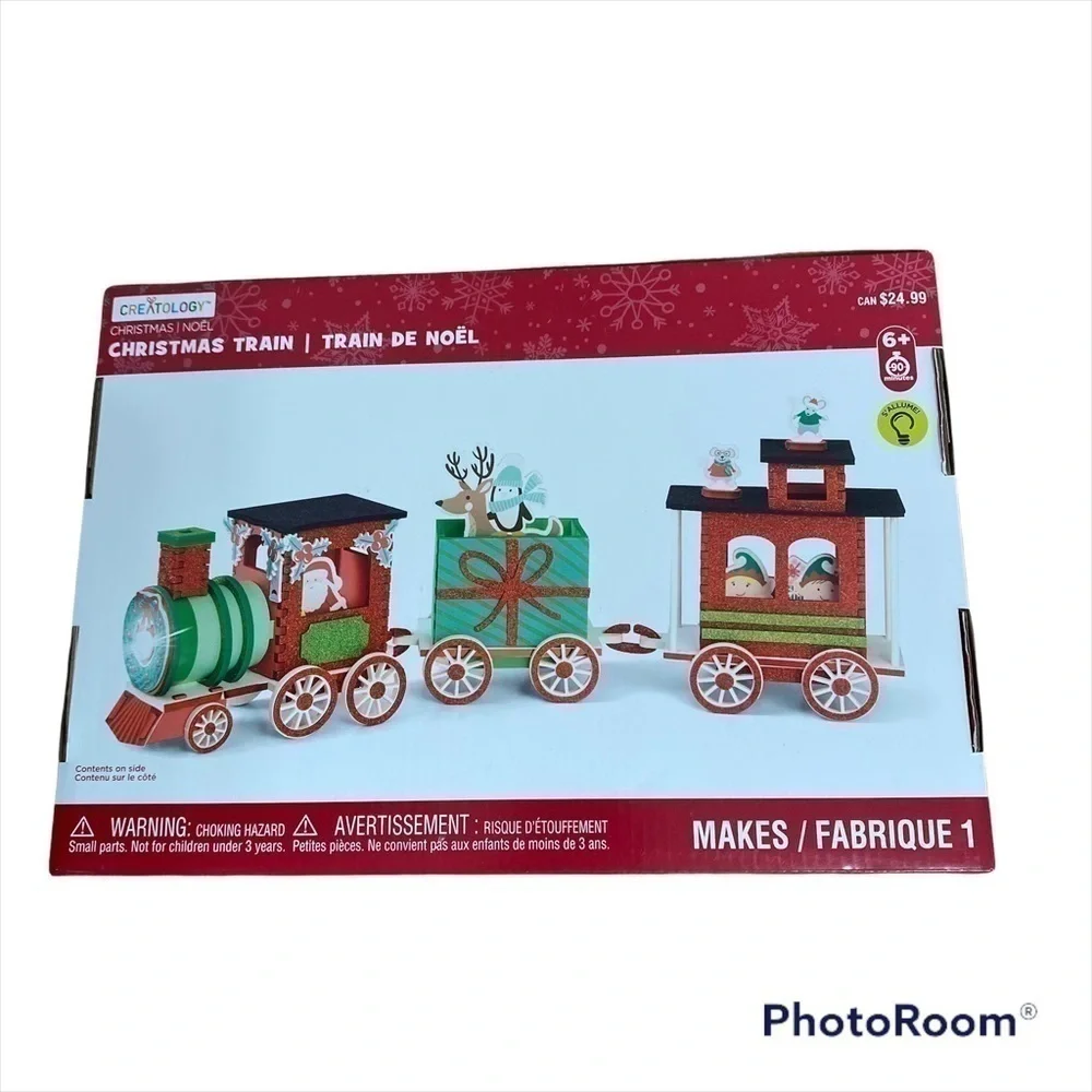 Creatology Christmas Train Craft Kids Holiday Fun NEW